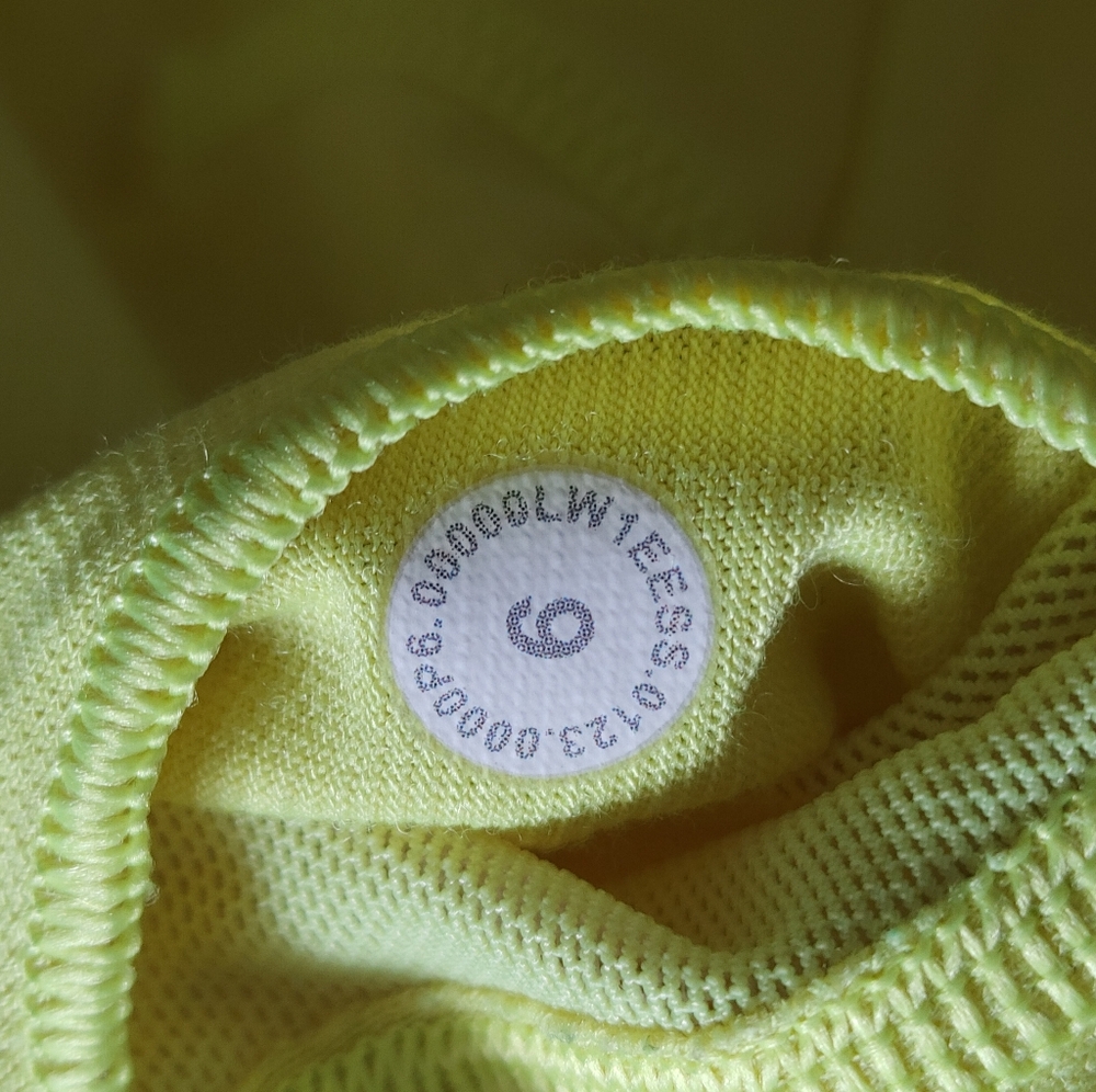 Lululemon Wunder Train Mesh Strap Tank Top - Electric Lemon - Size 6 - Picture 6 of 8